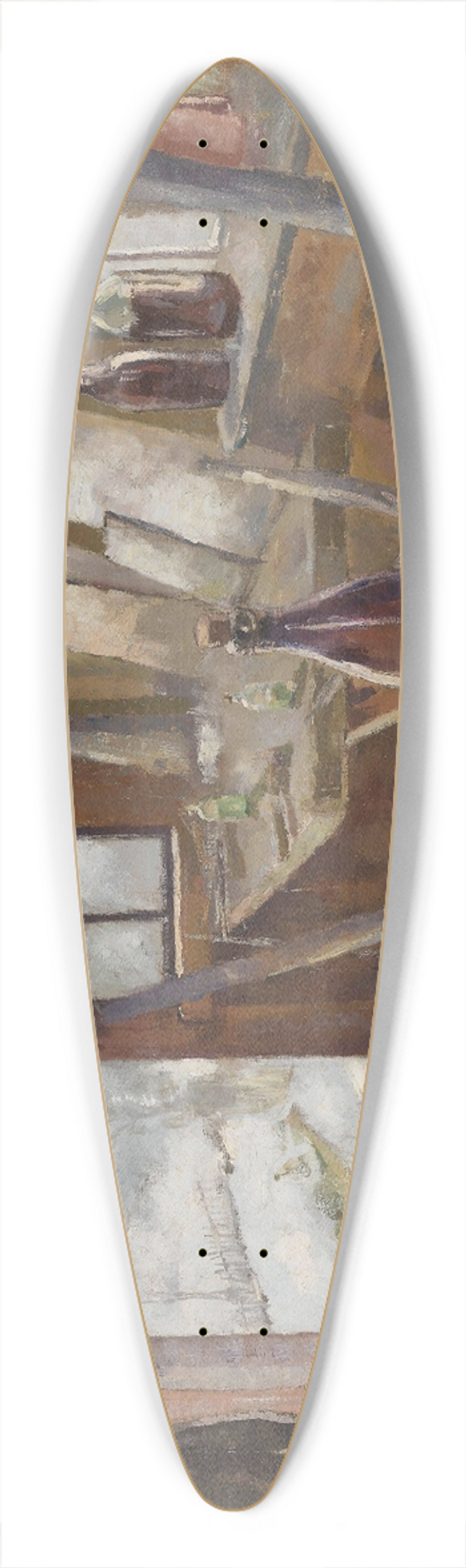 Kalle Lchen - The Studio at Modum 39.3 inch art pintail longboard deck