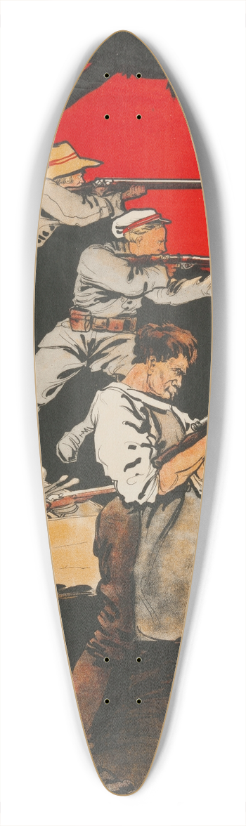 Kamil Mackiewicz - Nam twierdz bdzie kady prg 39.3 inch art pintail longboard deck