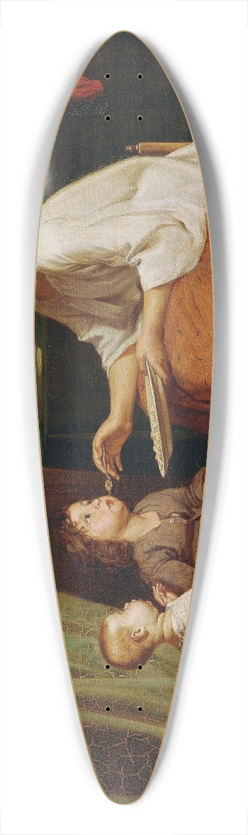 Karl Bheim - Caring sister 39.3 inch art pintail longboard deck