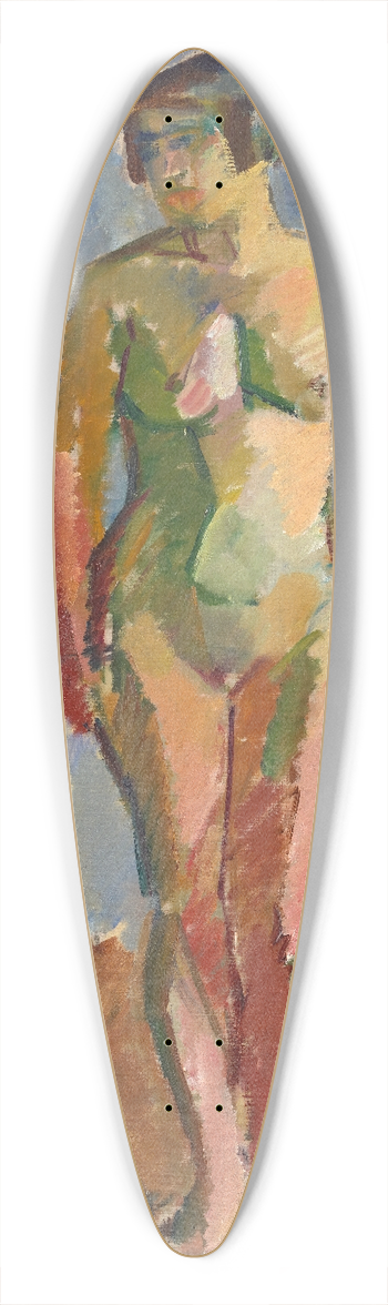Karl Isakson - Standing Model 39.3 inch art pintail longboard deck