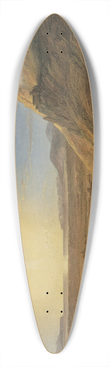Karl Joseph Aloys Agricola - Athen nach Sonnenaufgang 39.3 inch art pintail longboard deck