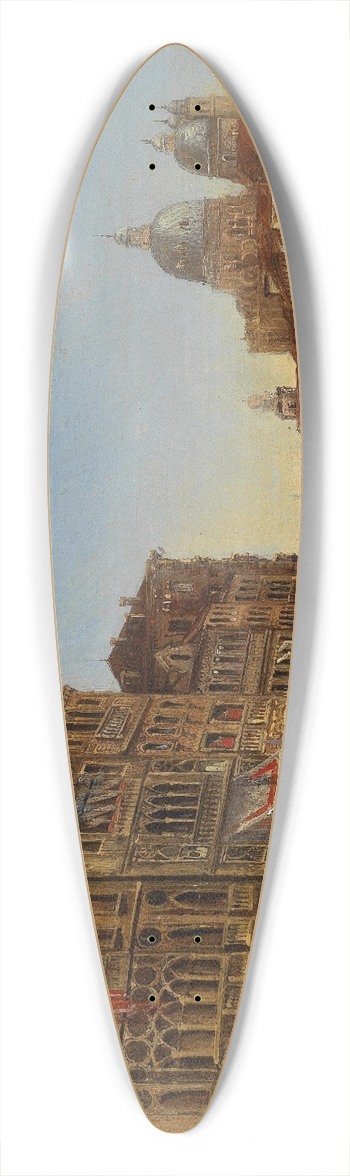 Karl Kaufmann - Venedig Mit Santa Maria Della Salute 39.3 inch art pintail longboard deck