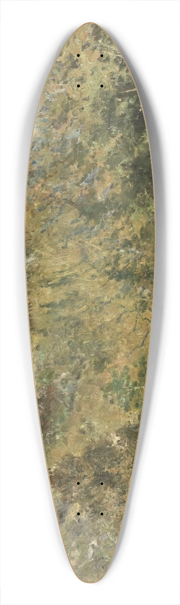 Karl Nordstrm - Grez-sur-Loing 39.3 inch art pintail longboard deck