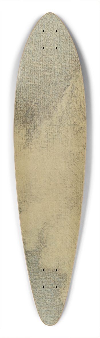 Karl Nordstrm - Rising Clouds 39.3 inch art pintail longboard deck