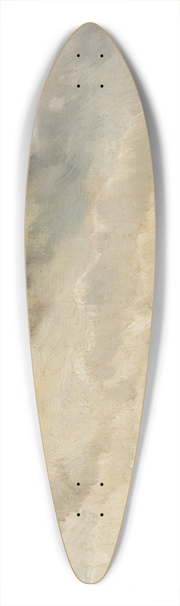Karl Raupp - Gewitterstimmung am Chiemsee 39.3 inch art pintail longboard deck