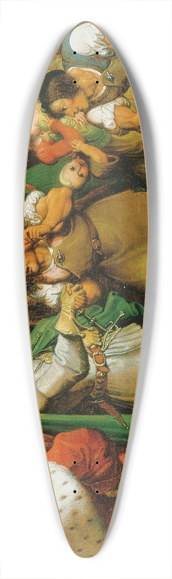 Karl Russ - Kaiser Maximilian besucht die Handwerker 39.3 inch art pintail longboard deck