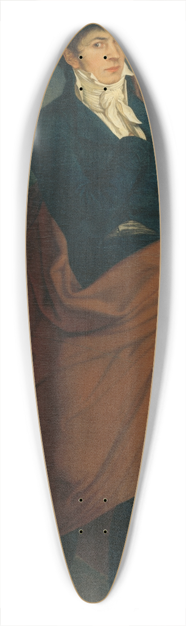 Karl Russ - Selbstbildnis in ganzer Figur 39.3 inch art pintail longboard deck