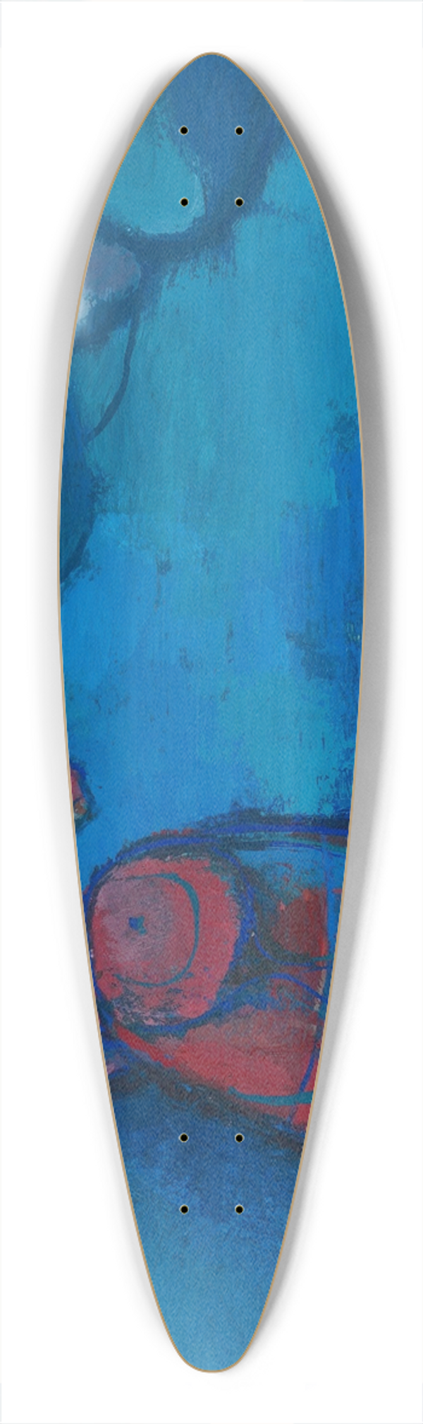 Karl Wiener - Gespenst 39.3 inch art pintail longboard deck