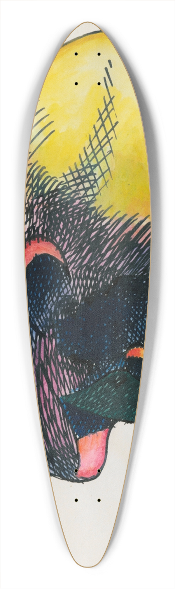 Karl Wiener - Kopfstudie, aus; Profile, 10 Bltter, Graz IX 39.3 inch art pintail longboard deck