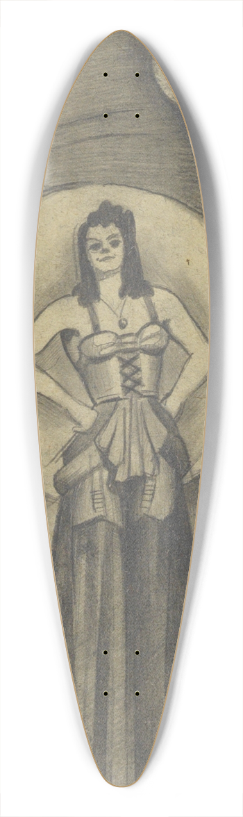 Karl Wiener - Ohne Titel; aus; Die 150 Bltter VI 39.3 inch art pintail longboard deck