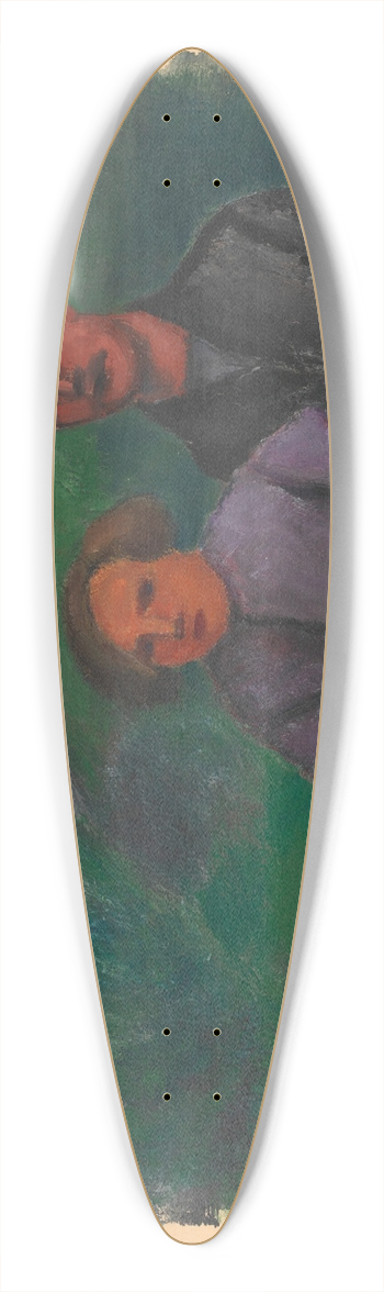 Karl Wiener - Ohne Titel VI 39.3 inch art pintail longboard deck