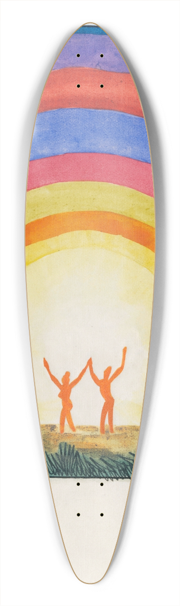 Karl Wiener - Stilleben 39.3 inch art pintail longboard deck