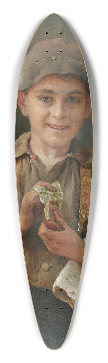 Karl Witkowski - Newsboy 39.3 inch art pintail longboard deck