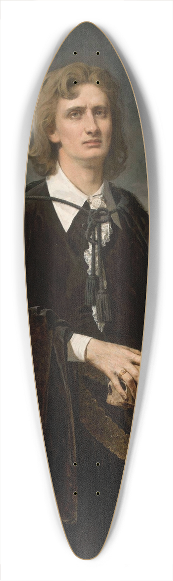 Karol Miller - Portrait of Wincenty Rapacki in the role of Hamlet 39.3 inch art pintail longboard deck