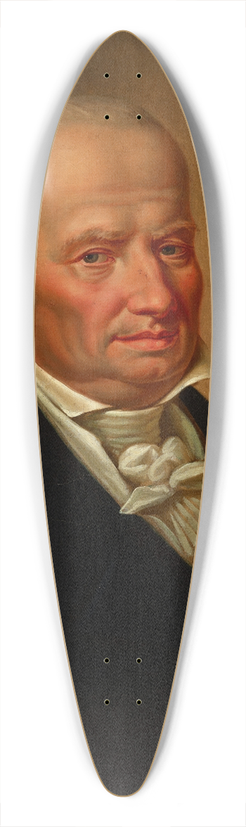Karol Schweikart - Portrait of Johann Hausner Sr. 39.3 inch art pintail longboard deck