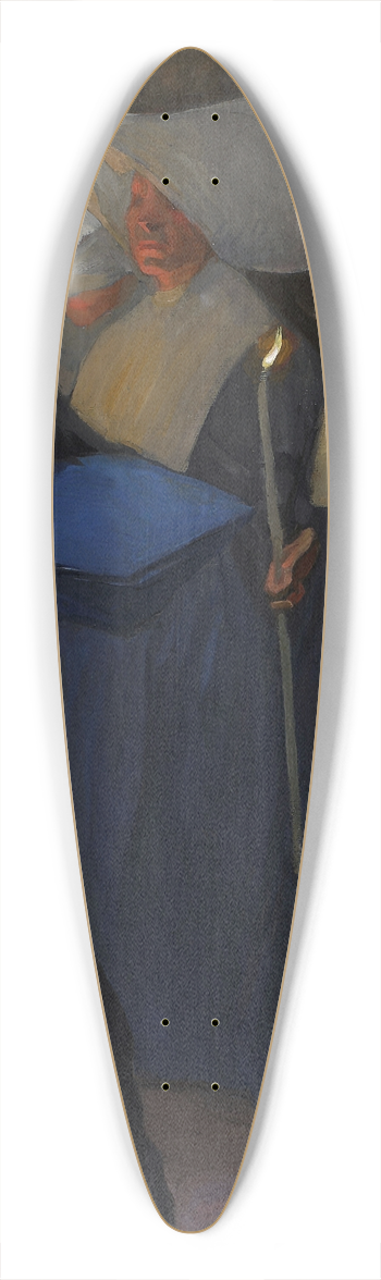 Karol Tichy - Elegy 39.3 inch art pintail longboard deck