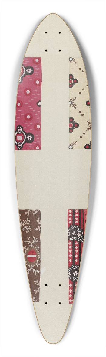 Katherine Hastings - Materials from Quilt 39.3 inch art pintail longboard deck