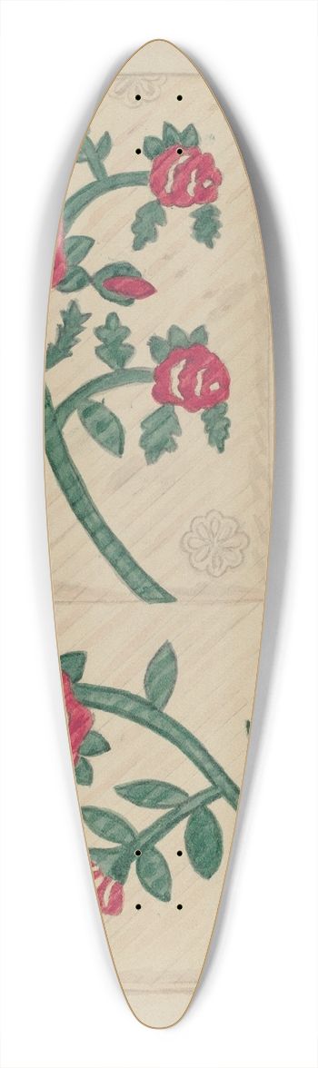Katherine Hastings - Quilt 39.3 inch art pintail longboard deck