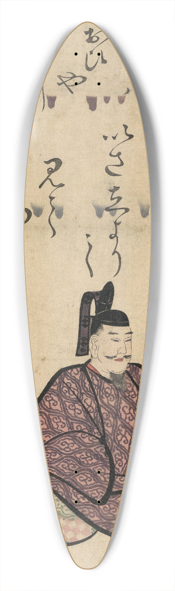 Katsushika Hokusai - tomo no kuronushi 39.3 inch art pintail longboard deck