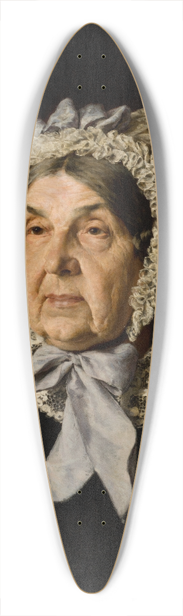 Kazimierz Pochwalski - Portrait of Julia Patelska 39.3 inch art pintail longboard deck