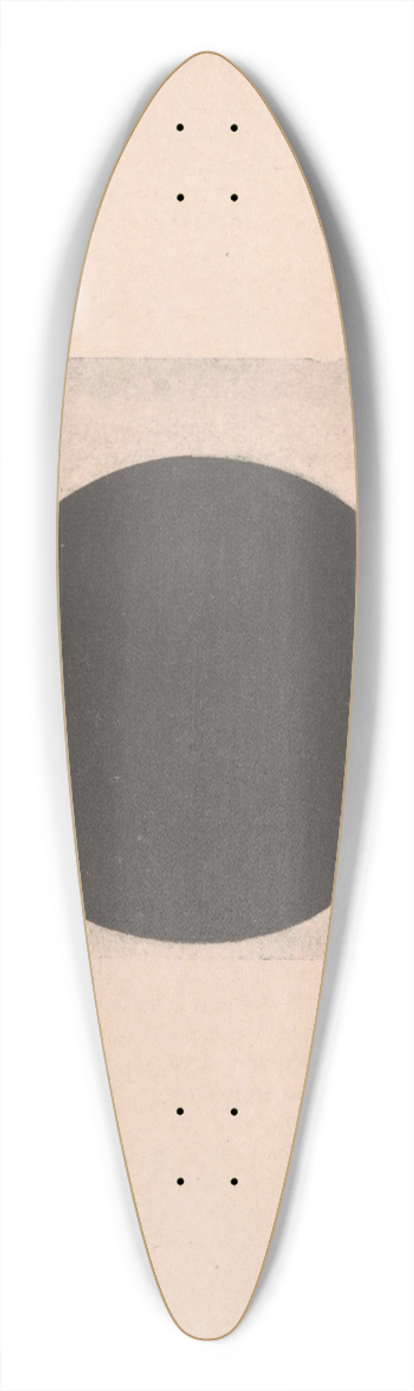 Kazimir Malevich - Black Circle 39.3 inch art pintail longboard deck