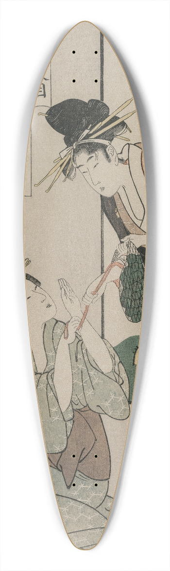 Kitagawa Utamaro - Chushingura: Act V of The Storehouse of Loyalty 39.3 inch art pintail longboard deck