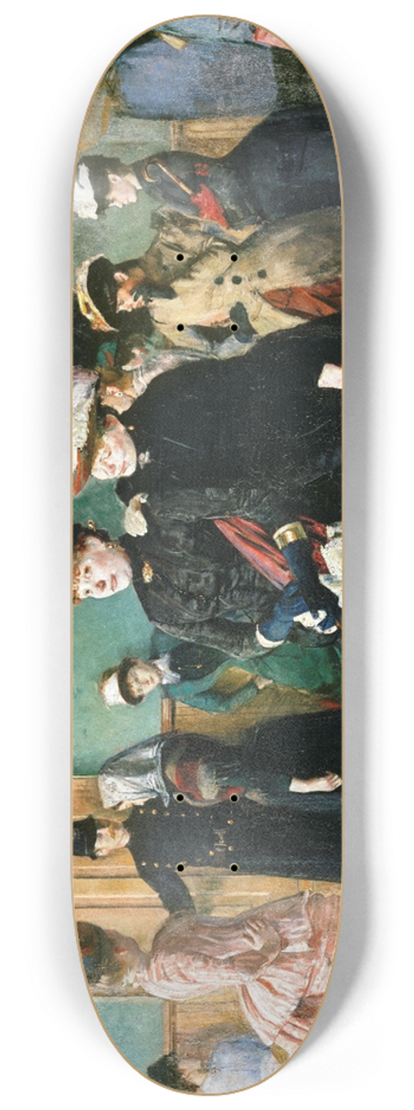 Christian Krohg - Albertine to See the Police Surgeon 8.25 inch art skate deck