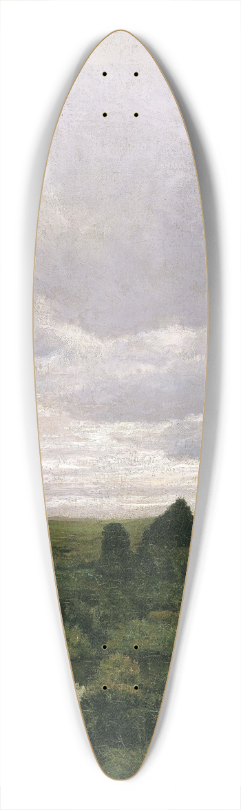 Kitty Kielland - Peat Bog at Jren 39.3 inch art pintail longboard deck