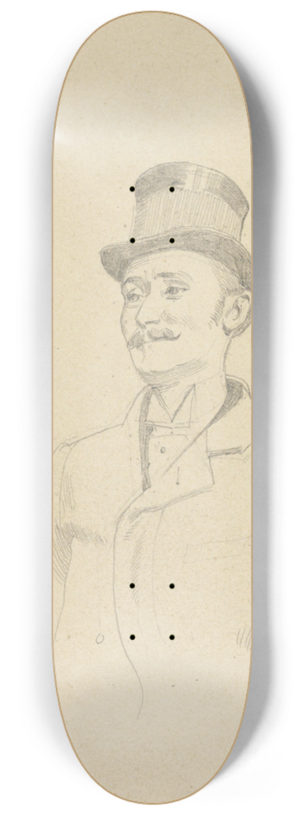 Christian Krohg - Fabrikkeier Schning 8.25 inch art skate deck