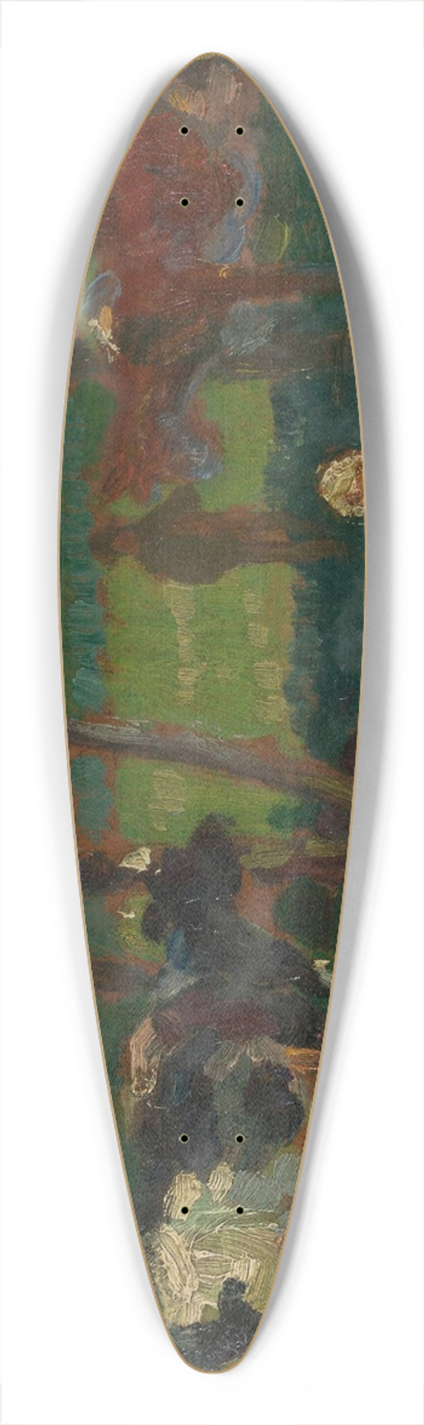 Konrad Krzyanowski - Landscape 39.3 inch art pintail longboard deck