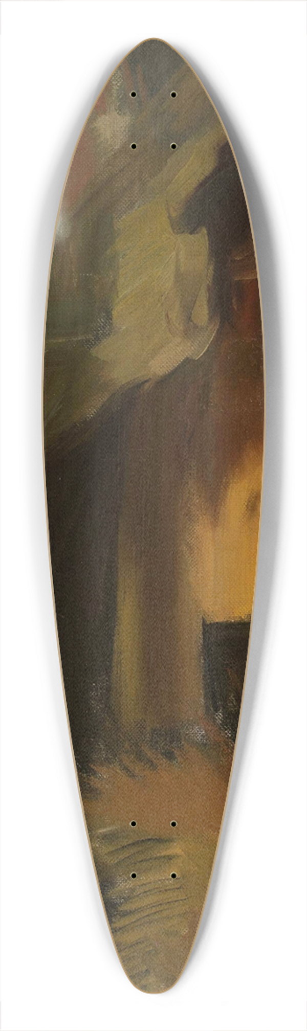 Konrad Krzyanowski - Portrait of Cecylia Marylska-uszczewska 39.3 inch art pintail longboard deck