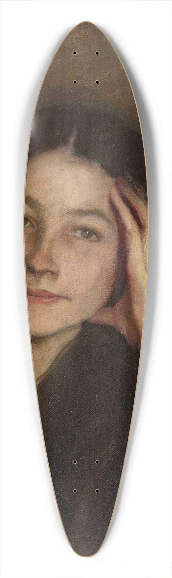 Konrad Krzyanowski - Portrait of Wanda Arkuszewska 39.3 inch art pintail longboard deck