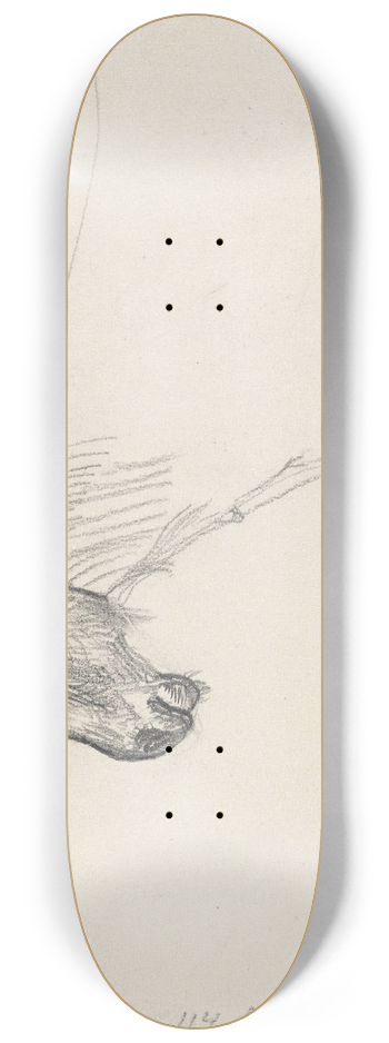 Christian Krohg - Hestehode 8.25 inch art skate deck