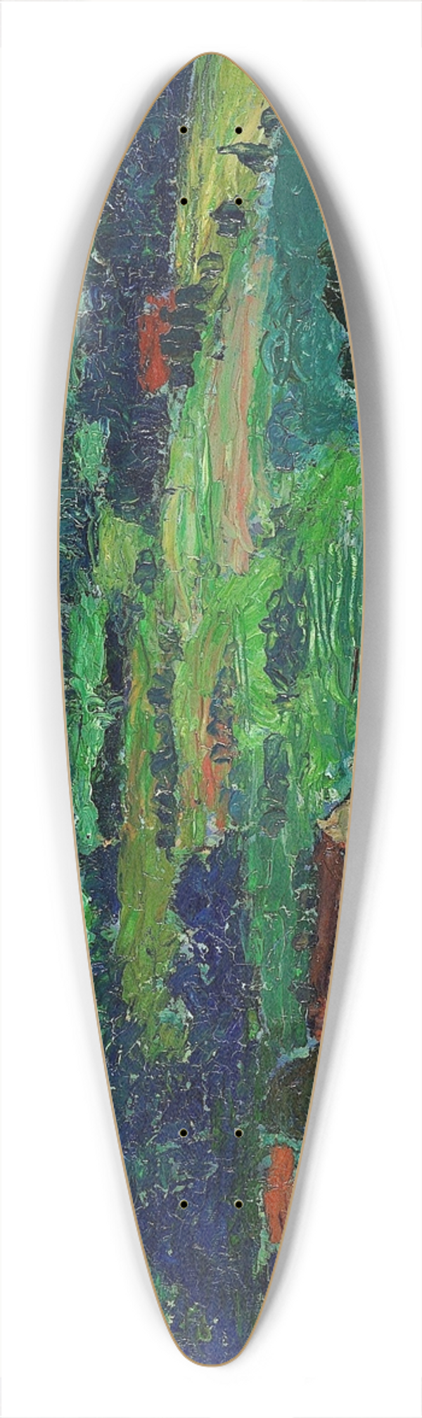 Konrad Mgi - Norra maastik 39.3 inch art pintail longboard deck