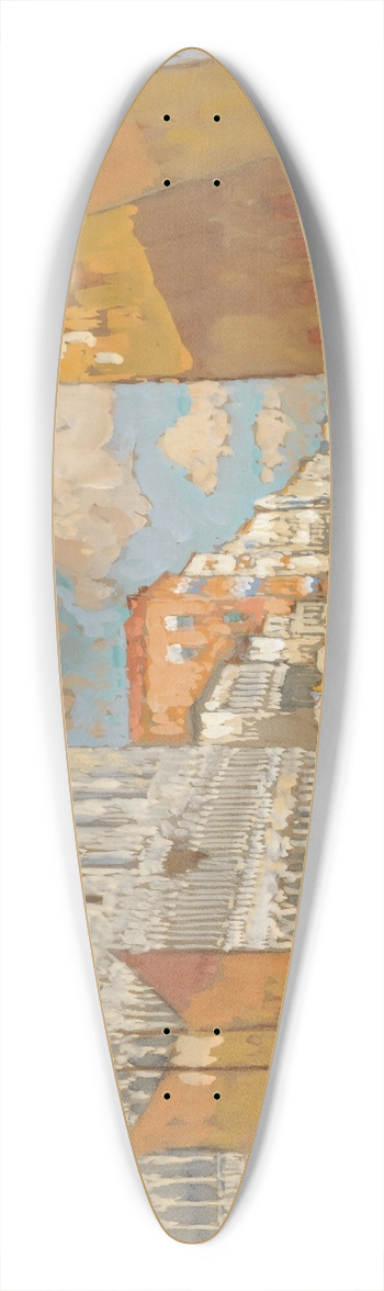 Konstantin Ivanovich Gorbatov - The Doges Palace, Venice 39.3 inch art pintail longboard deck