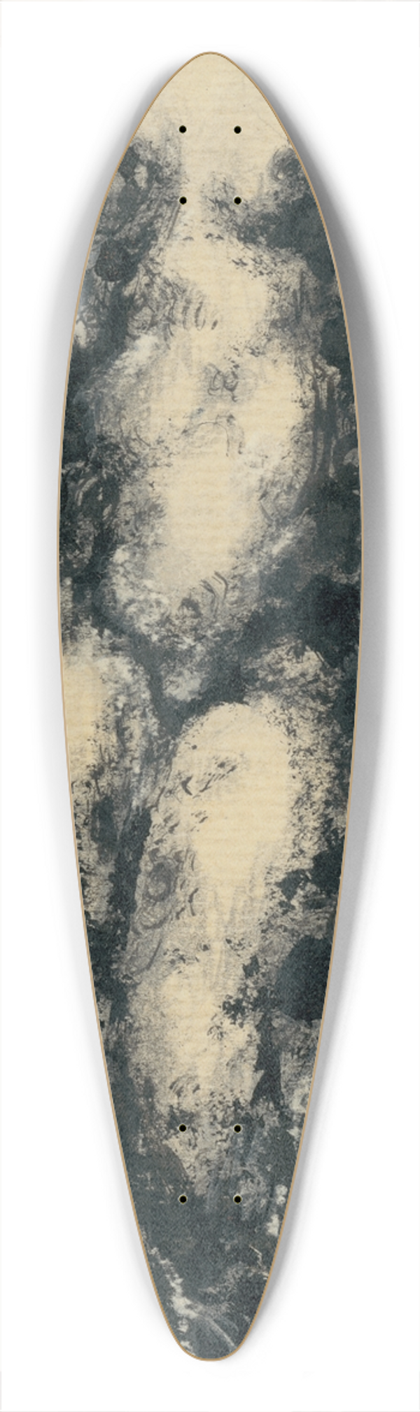 Kontantn Bauer - ensk akt 39.3 inch art pintail longboard deck