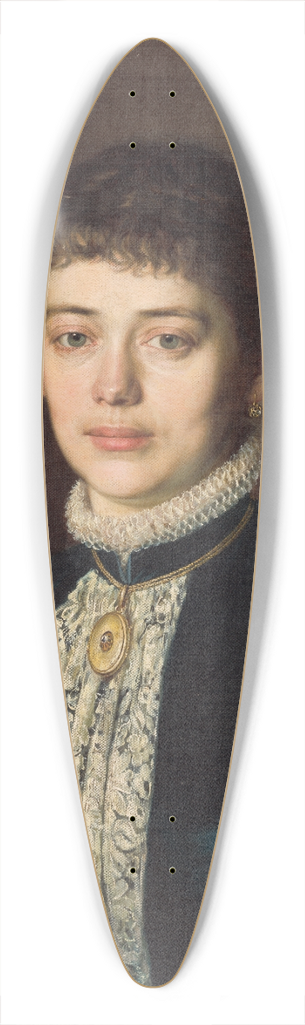 Kornel Boh - Portrait Of Mrs. M. Mandelkov 39.3 inch art pintail longboard deck