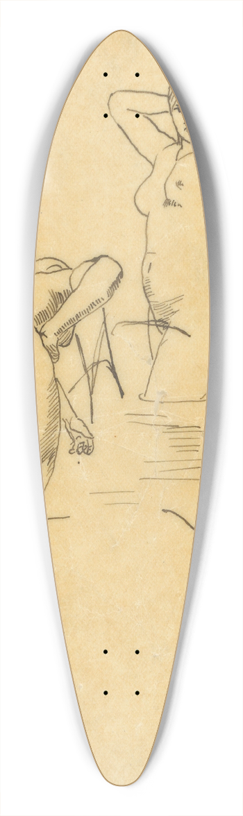 kos Aranyossy - Kpajce sa eny 39.3 inch art pintail longboard deck