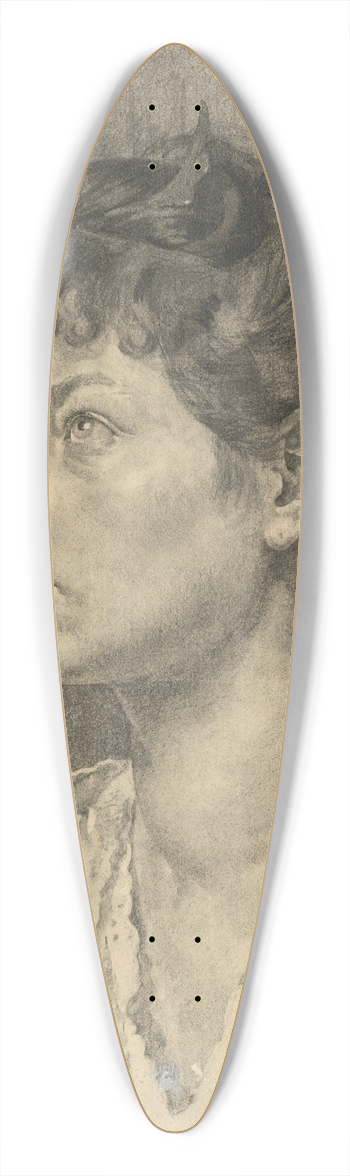 kos Aranyossy - Podobize dievaa so zdvihnutou hlavou 39.3 inch art pintail longboard deck