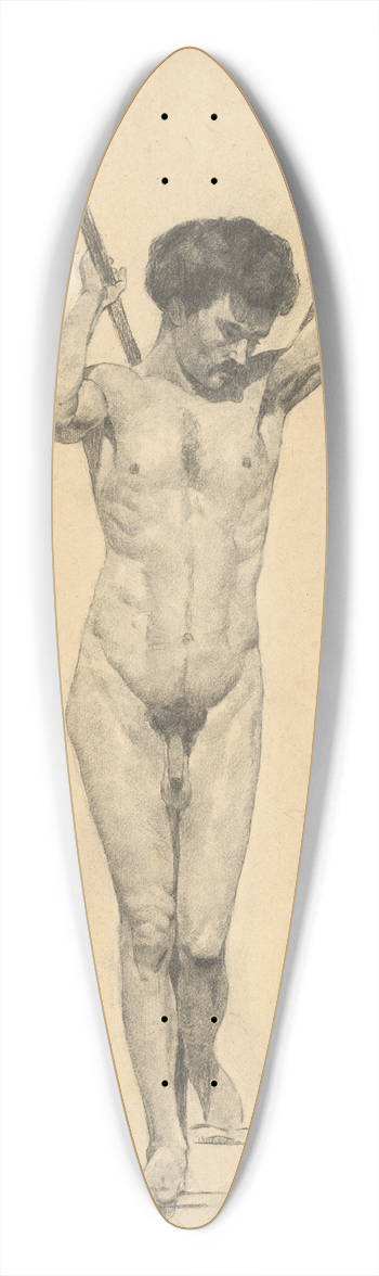 kos Aranyossy - tdia aktu mua so zdvihnutmi rukami 39.3 inch art pintail longboard deck