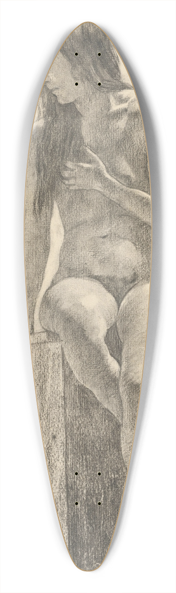 kos Aranyossy - tdia sediaceho enskho aktu 39.3 inch art pintail longboard deck