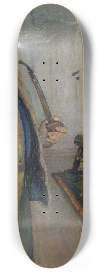 Christian Krohg - Self-Portrait 8.25 inch art skate deck