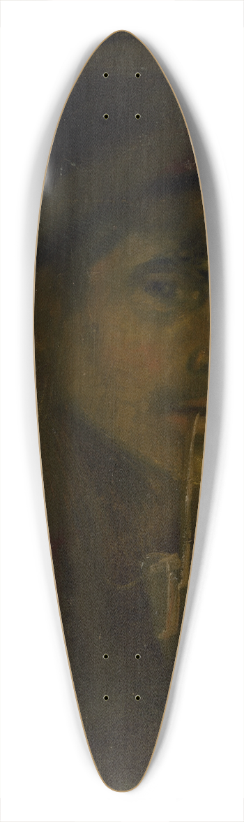Ladislav Mednynszky - Tramp with a Pipe 39.3 inch art pintail longboard deck
