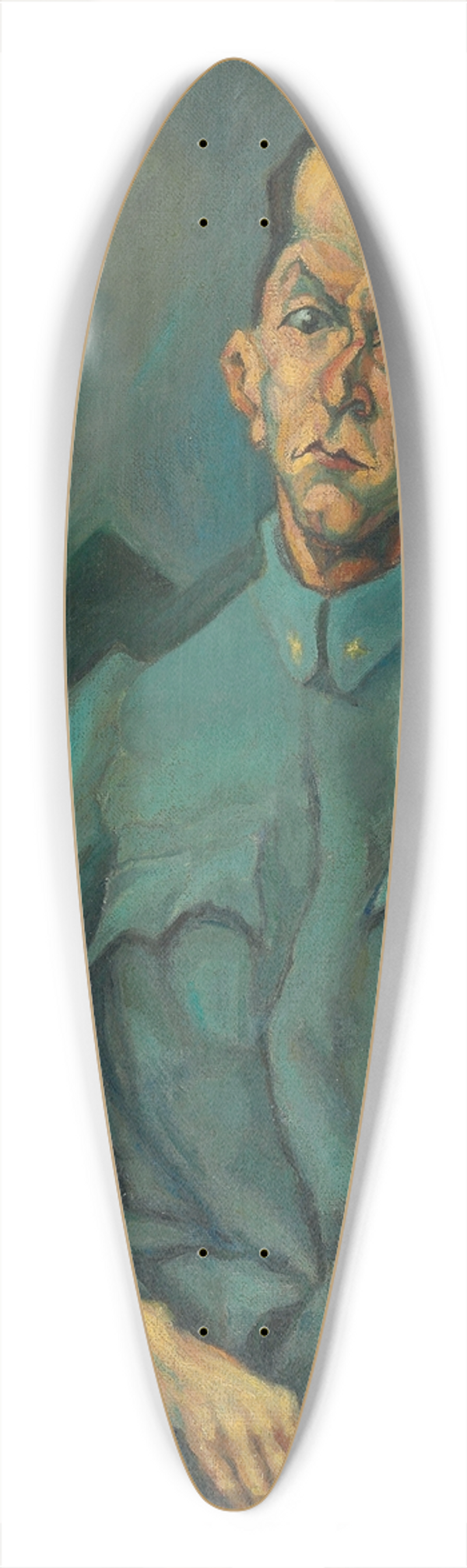 Lajos Tihanyi - Portrait of Tersnszky Jzsi Jeno 39.3 inch art pintail longboard deck