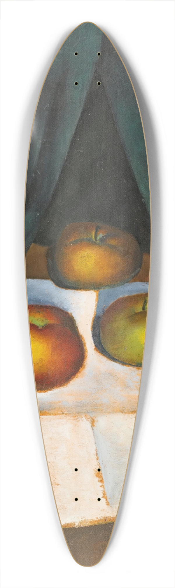 Lajos Tihanyi - Still Life With Fruit 39.3 inch art pintail longboard deck
