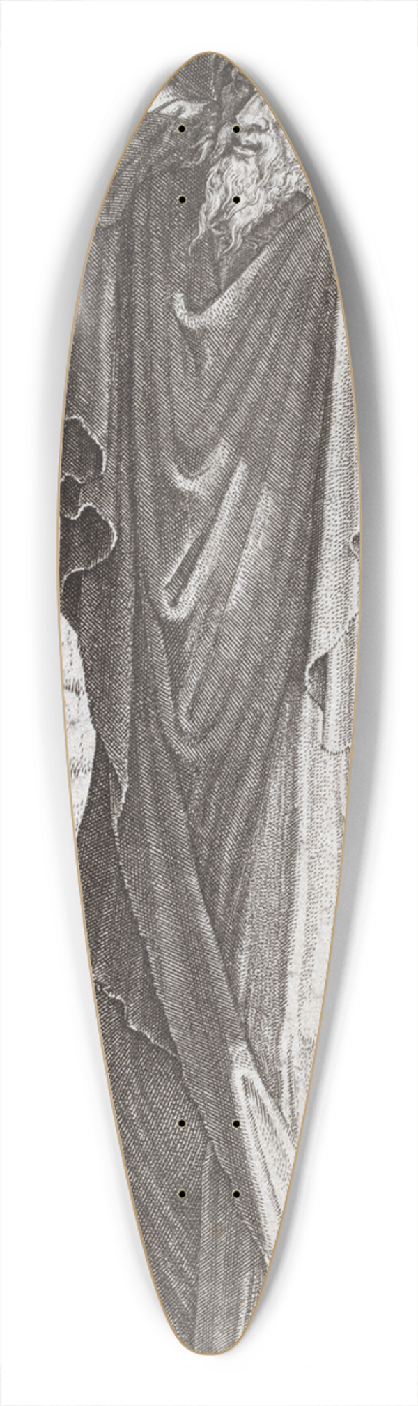 Lambert Suavius - Saint Philip 39.3 inch art pintail longboard deck