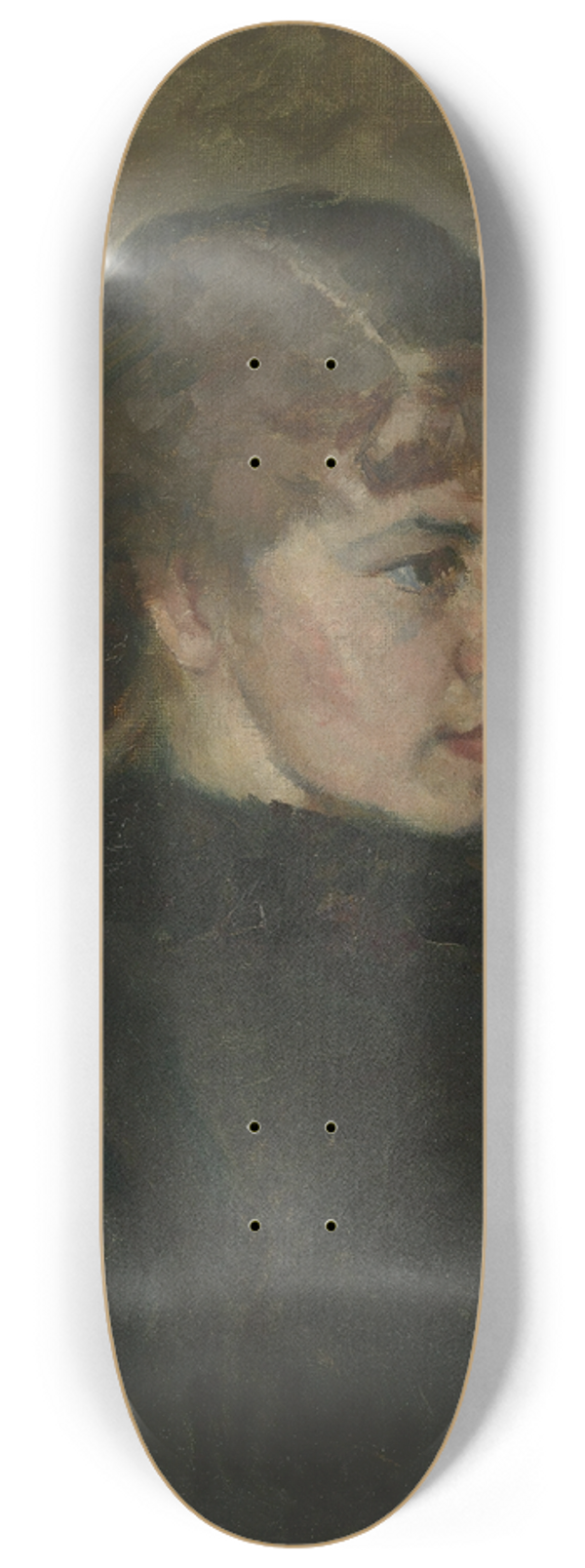 Christian Krohg - Young Lady 8.25 inch art skate deck