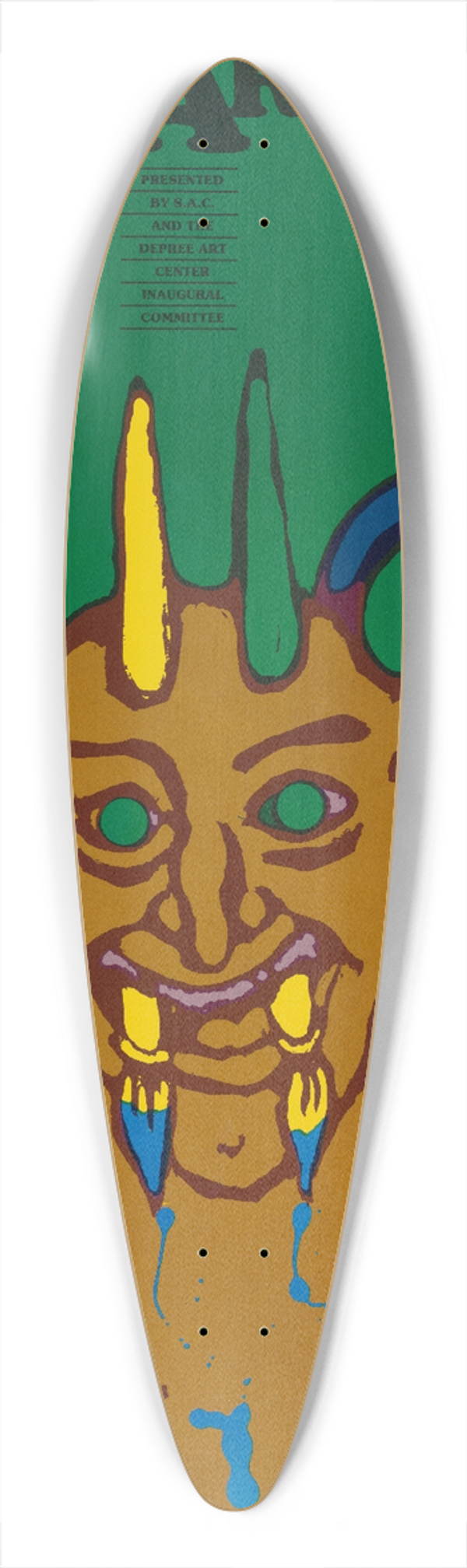 Lanny Sommese - Beaux arts ball 39.3 inch art pintail longboard deck
