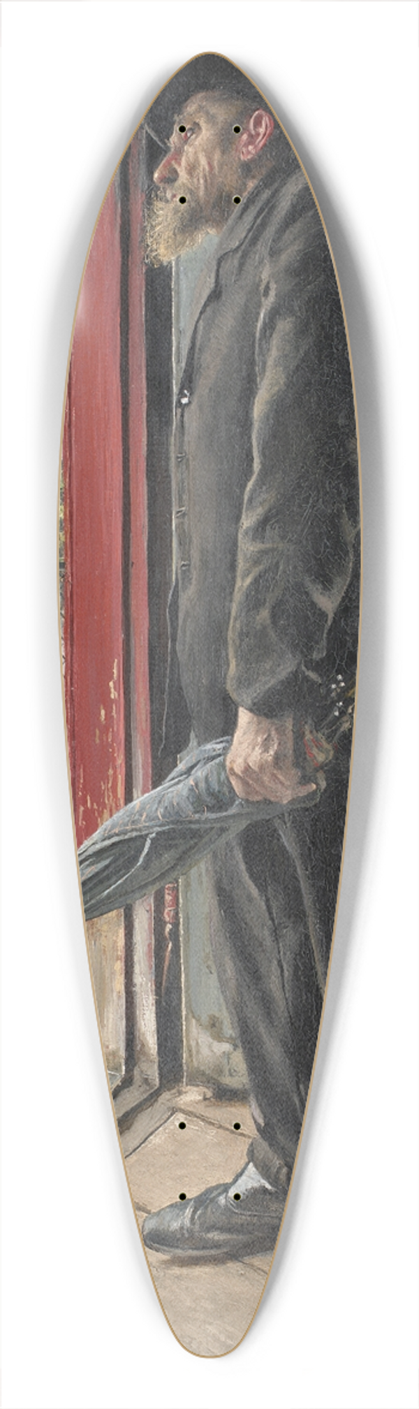 Laurits Andersen Ring - Has the rain stopped? 39.3 inch art pintail longboard deck