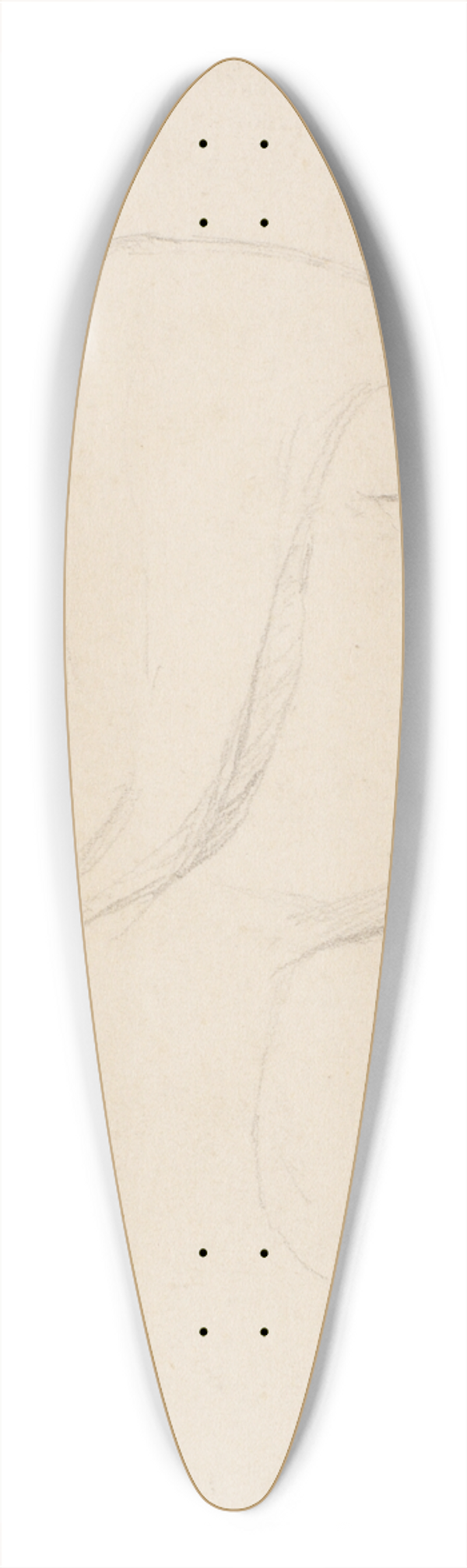 Laurits Andersen Ring - Studie efter Francesco Lauranas buste af Eleonora dAragona i museet i Palermo. Profil t.h. 39.3 inch art pintail longboard deck